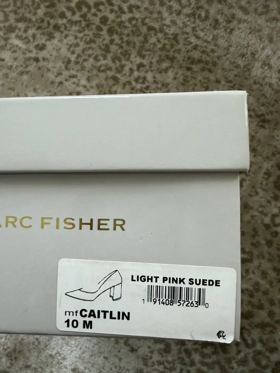 Marc Fisher Dusty Pink Suede Pointed Toe Pumps - Picture 7 of 7